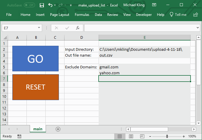 Managing Email Campaign Lists with Excel Macros